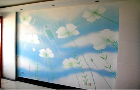 郸城画墙绘怎么画好白云的蓬松感？