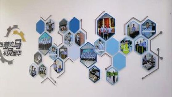 郸城文化墙最常见的做法。