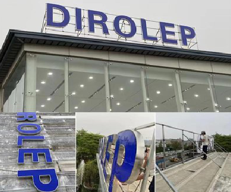 郸城楼顶发光字安装的注意事项。